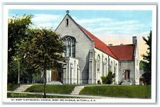 c1920's St. Mary's Episcopal Church Exterior Mitchell South Dakota SD Postcard picture