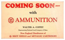 Vintage US Ammunition Advertising Postcard picture