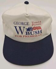 Vintage George W. Bush For President Hat-Snap Back-100% Cotton picture