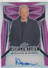 MALCOLM MCDOWELL CLOCKWORK ORANGE /6 AUTO 2023 LEAF POP CENTURY METAL AUTOGRAPH picture