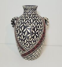 Vintage Three Handled Jug - Possibly Acoma Pottery - Signed picture