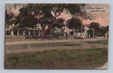 Bay Street SOUTHPORT North Carolina Antique Albertype Brunswick Postcard 1910s picture