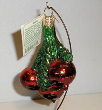 2008 OLD WORLD CHRISTMAS - BEETS - BLOWN GLASS ORNAMENT NEW W/TAG picture