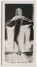 Jessie Matthews 1937 Carreras Film Stars Tobacco Card #51 picture