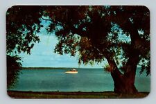 A Joy Forever Boat Sailing Lake Seneca Geneva NY Postcard picture