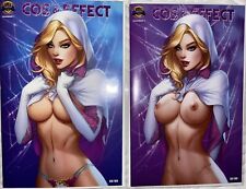 EBAS Cos and Effect #1 Spider Gwen Trade Nice And Naughty Tiny Crease picture