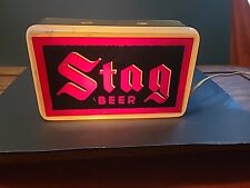 1950's Chicago, Ill Stag Beer Lighted Sign Western Brewery (nice) picture