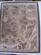Souvenir Map Of Plantations Along Cooper River 1842 picture