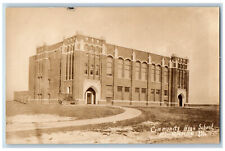 Milledgeville IL Postcard Community High School c1910 RPPC Photo Unposted picture