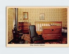 Postcard Mary Lincoln's Bedroom Abraham Lincoln's Home Springfield Illinois USA picture