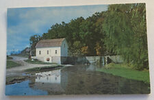 Vintage Postcard ~Spring Mill  Watermill w/ Esso Station~ Batesville Arkansas AR picture