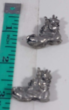 set of 2 pewter mice in shoes 1 inch really cute Pewter Image figurines ~ Mice picture