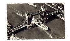 Postcards Vintage (1) London, Eng Tower bridge RF29 UP Photo B&W (#962) picture