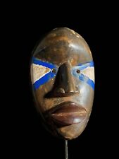 African Carved Wood Mask Vintage Hanging Tribal Mask Dan Déangle Mask-7128 picture