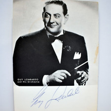 1960s King Philip Menu Guy Lombardo Autograph Orchestra Lake Pearl Wrentham MA picture