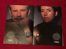 Timex Watches Extraordinary People 4-page 1990 Print Ad - Great to Frame picture