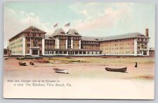 Vintage Postcard The Breakers, Palm Beach, Florida 1911 Row Boats picture