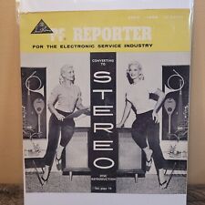 VTG 1958 Magazine Ad Great Retro Woman/Recording Studio/Converting Stereo  9