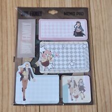 Spy x Family Anime Newsletter Memo Pad Set Forger Family Sticky Notes New  picture