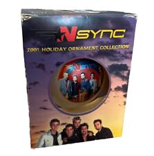 Vintage NSYNC 2001 Holiday Glass Ball Christmas Ornament NIP picture
