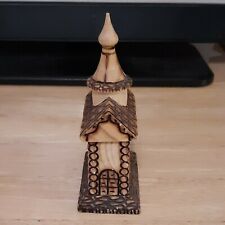 Small Wooden Chapel Laser Cut Decorated picture