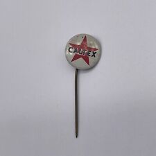 Vintage Caltex Company Logo Advertising Hat Lapel Stick Pin picture