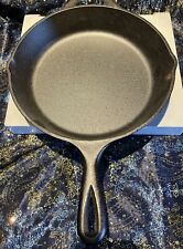 Vintage Medium Size Lodge Cast Iron Skillet w/ 2 spout MADE IN USA picture