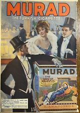 1916 Murad Cigarette High Society Advertisement  picture