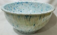 TEXAS WARE 118 Mixing Bowl PALE BLUE confetti speckled splatter melamine melmac picture