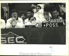 1994 Press Photo Clock officiating crew members at the LSU versus Ole Miss game picture