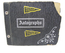 1934 AUTOGRAPH BOOK Stanley Smith Exeter NH Tilton Institute EPWORTH LEAGUE picture