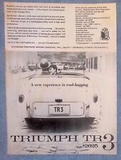 1957 Triumph TR3 Vintage Ad 