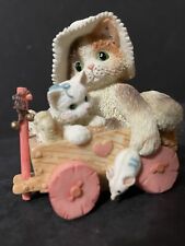 Enesco Calico Kittens Wagging Our Tails Figurine  picture