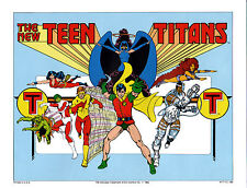 DC Style Guide PRINT -  The NEW TEEN TITANS Cyborg Robin Beast Boy picture