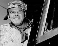 Casey Jones 1957 TV Alan Hale as Casey in cab of Cannonball Express 8x10 photo picture