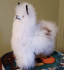 Handmade Peruvian Llama Alpaca Plush Real Alpaca Wool Fur (P) picture