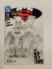 Superman/Batman #8 Sketch Variant Signed by Michael Turner JSA picture