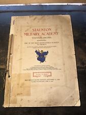 Staunton Military Academy (Vintage Book) military boarding school for young men picture