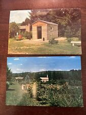 Vintage W.Va Smallest Post Office And Church Postcards  picture