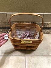 Longaberger 1996 Light The Fire Within Bee Basket Large Berry Signed by Dave picture