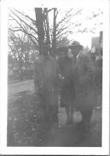 Soldier Man And Woman African American Black & White Vtg Photo 2.5