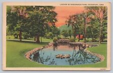 postcard Lagoon in Vanderveer Park, Davenport, Iowa picture