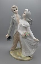 Vintage Tengra Spanish Porcelain Figurine The Wedding Couple 10.25