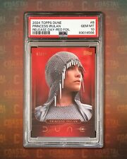 2024 Topps Dune Release Day #8 PRINCESS IRULAN Florence Pugh Red Foil /10 PSA 10 picture