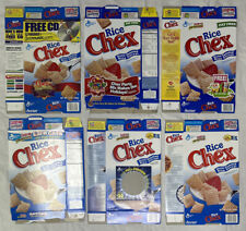 1990's-2000's Empty Rice Chex 12OZ Cereal Boxes Lot of 6 SKU U199/229 picture