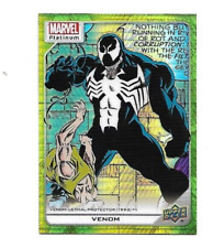 Venom 2022 Marvel Platinum Yellow Spotlight 322/399 #124 picture