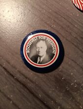 Vintage FRANKLIN D. Roosevelt For PRESIDENT 1 3/8 Campain Button picture