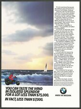 BMW K75S Motorcycle . Taste the wind in isolated splendor- 1989 Vintage Print Ad picture