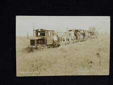 Vintage RPPC Postcard Toonerville Trolley, Newberry, Mich picture