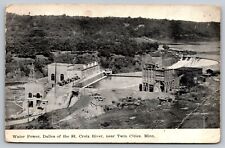 Antique 1908 Postcard Water Power Dalles of St. Croix River Twin Cities Minn A21 picture